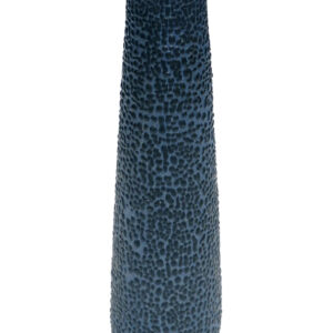 Albert Kiessling / Langenhessen vase / black-blue / handmade / mid century modern design