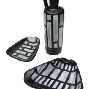 Strehla stoneware / ceramic pieces / mid century