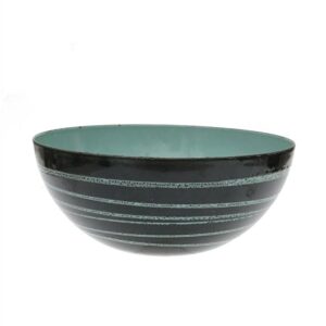 Cathrineholm / Grete Prytz Kittelsen "Saturn" bowl / enamel-coated steel / mid century modern design