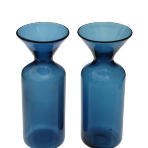 (1x still available) Mid century glass vase / handmade / Holmegaard "Capri" /  Jacob Bang attributed