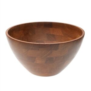 Große "Patchwork" Teak-Obstschale / Danish modern Design / mid century 60er-70er Jahre