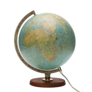 Scan Globe illuminated globe / lamp / Teak / Mid Century