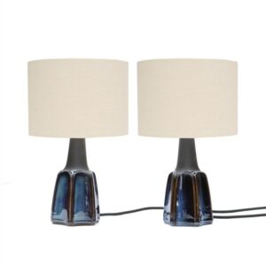(1x still available) Søholm / Einar Johansen "Blue Series" table lamp / mid century / Danish modern design