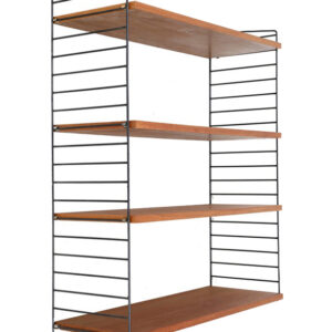 Original “String” Regal / Kajsa + Nisse Strinning / teak / mid century modern design / Wandregal / 100 x 78 x 30cm