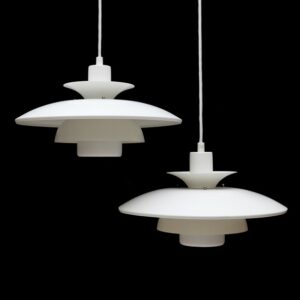(1x still available) White Lyskær pendant lamp / Danish modern design