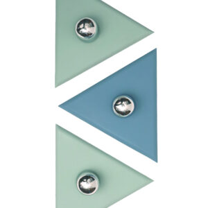 3er-Set Horn "556" Wandleuchten / danish modern design / 1980er-Jahre / Dreieck / Lampen