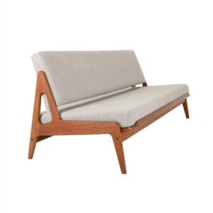 Komfort / Arne Wahl-Iversen convertible couch / guest bed / daybed / teak / Kvadrat / Danish modern design